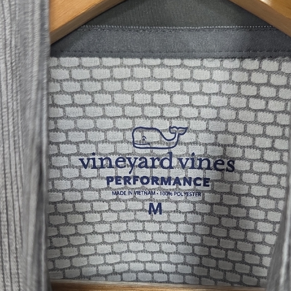 Vineyard Vines Gray Performance MGA Pullover - Picture 4 of 13